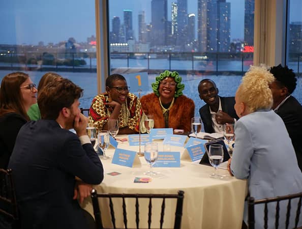 Roundtable discussion at UNHQ in New York with Ministers, real-economy and youth leaders on the outcomes of the Summit of the Future. With Wearefamilyfoundation.org